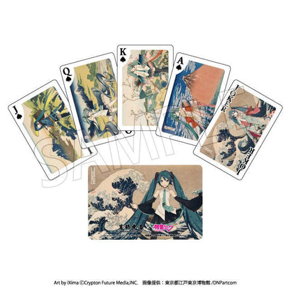 [Hatsune Miku] Hokusai Katsushika Collaboration Playing Cards - Otaku Collectives