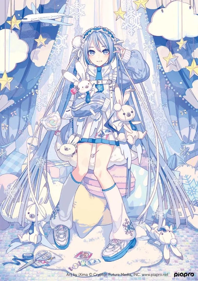[Hatsune Miku] Snow Miku A4 Clear File Folder – Yukiiro Pop - Otaku Collectives