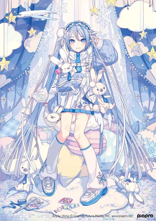 [Hatsune Miku] Snow Miku A4 Clear File Folder – Yukiiro Pop - Otaku Collectives
