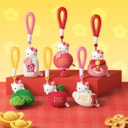 Hello Kitty Spring Festival Series Aromatherapy Plush Keychain Blind Box - Otaku Collectives