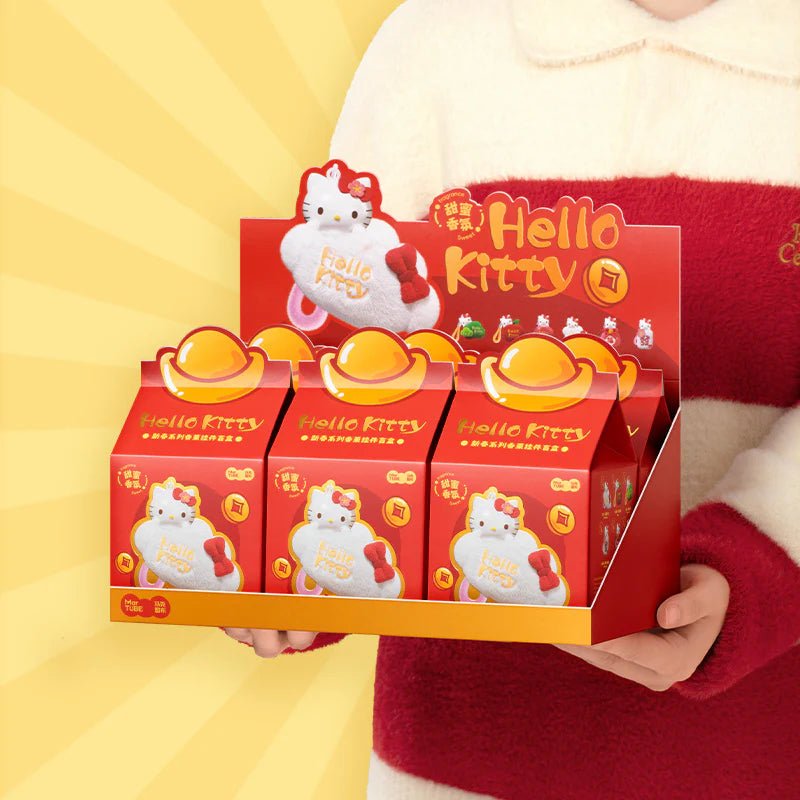 Hello Kitty Spring Festival Series Aromatherapy Plush Keychain Blind Box - Otaku Collectives