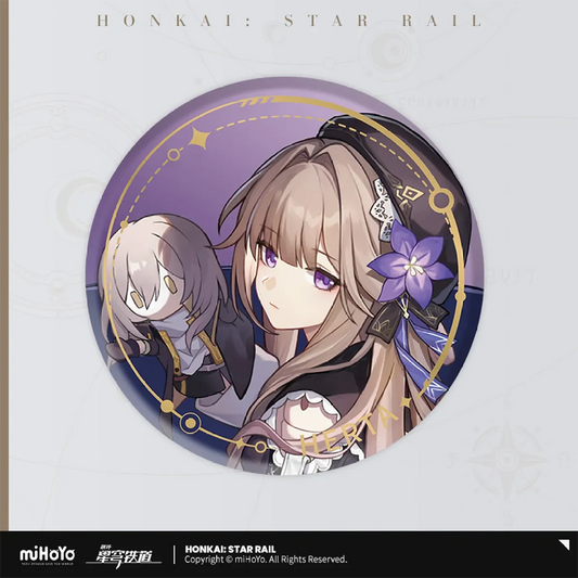 [Honkai Star Rail] The Nihility Character Warp Artwork Can Badge - Herta