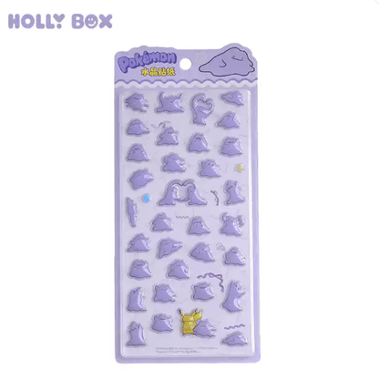 HOLLYBOX Pokemon Ditto Crystal 3D Epoxy Sticker Sheet - Otaku Collectives