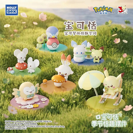 HOLLYBOX Pokémon PokéPeace Seasonal Tranquility Interactive Figure Blind Box - Otaku Collectives