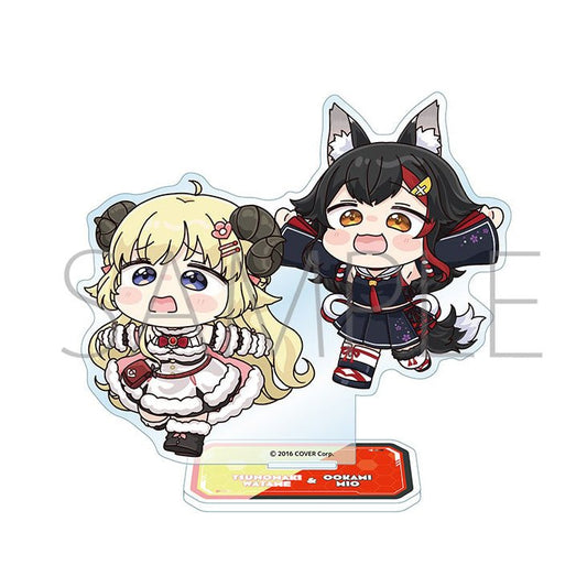 [Hololive] Acrylic Stand Hologura - Tsunomaki Watame & Ogami Mio - Otaku Collectives