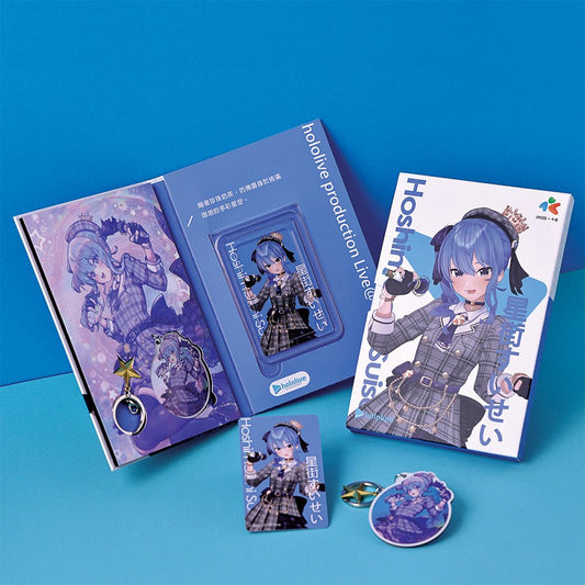 [Hololive] Exclusive Limited Edition IPASS Card and Keychain - Hoshimachi Suisei - Otaku Collectives