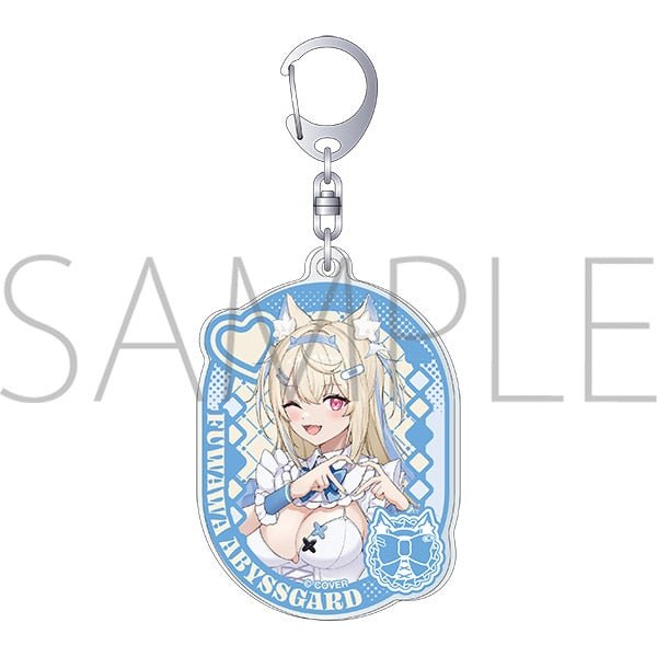 [Hololive] Onikawaii Project Hololive Acrylic Keychain - Fuwawa Abyssgard - Otaku Collectives