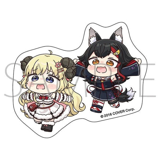 [Hololive] Sticker Hologura - Tsunomaki Watame & Ogami Mio - Otaku Collectives