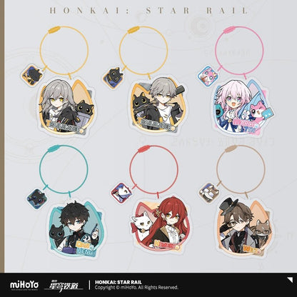 [Honkai Star Rail] Acrylic Pendant of the Tiny Cat Series - Acheron - Otaku Collectives