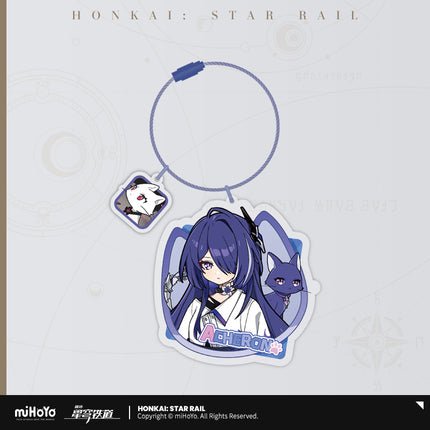 [Honkai Star Rail] Acrylic Pendant of the Tiny Cat Series - Acheron - Otaku Collectives