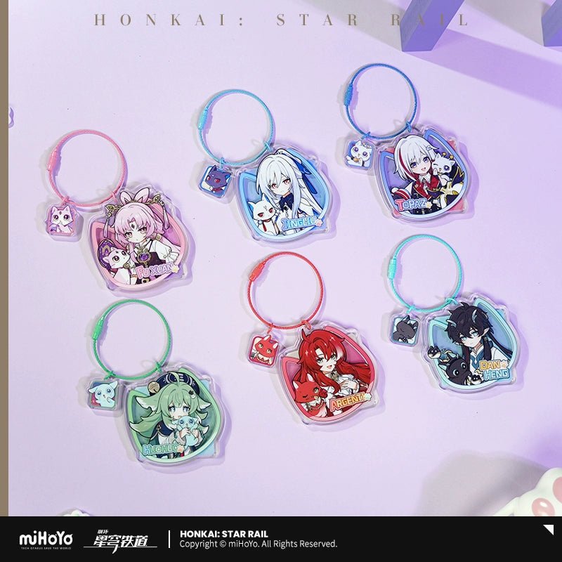 [Honkai Star Rail] Acrylic Pendant of the Tiny Cat Series - Acheron - Otaku Collectives