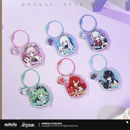 [Honkai Star Rail] Acrylic Pendant of the Tiny Cat Series - Acheron - Otaku Collectives