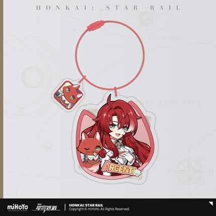 [Honkai Star Rail] Acrylic Pendant of the Tiny Cat Series - Argenti - Otaku Collectives