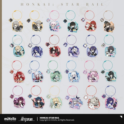 [Honkai Star Rail] Acrylic Pendant of the Tiny Cat Series - Black Swan - Otaku Collectives