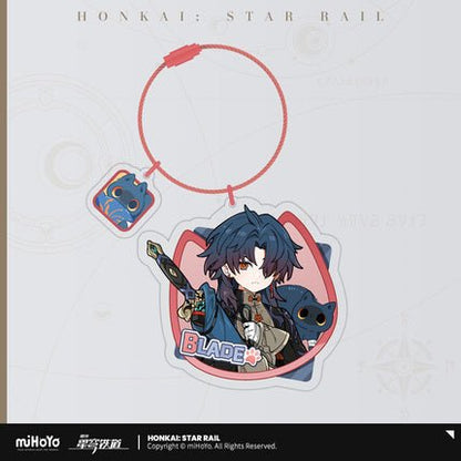 [Honkai Star Rail] Acrylic Pendant of the Tiny Cat Series - Blade - Otaku Collectives