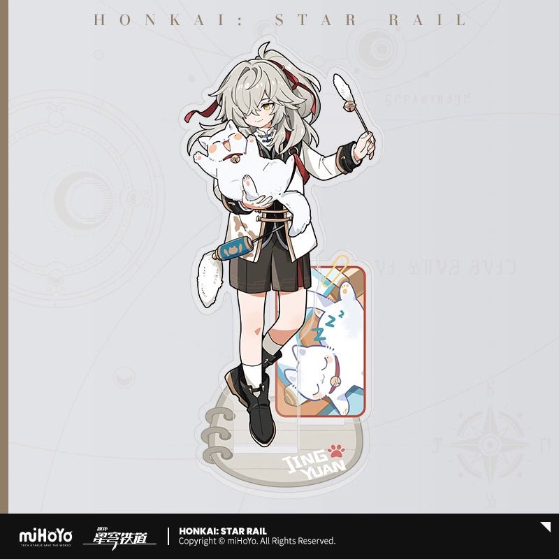 [Honkai Star Rail] Acrylic Stand of Tiny Cat Series - Jing Yuan - Otaku Collectives