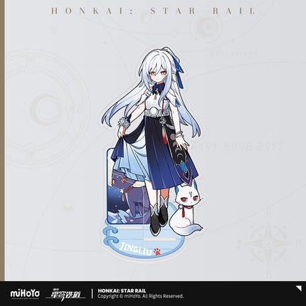 [Honkai Star Rail] Acrylic Stand of Tiny Cat Series - Jingliu - Otaku Collectives
