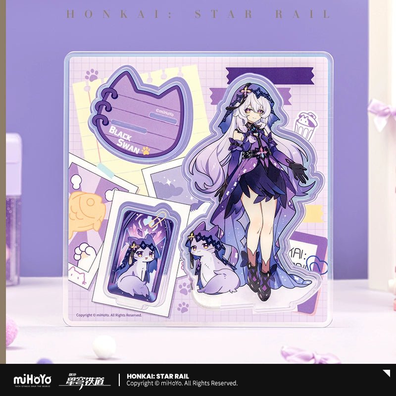 [Honkai Star Rail] Acrylic Stand of Tiny Cat Series - Silver Wolf - Otaku Collectives