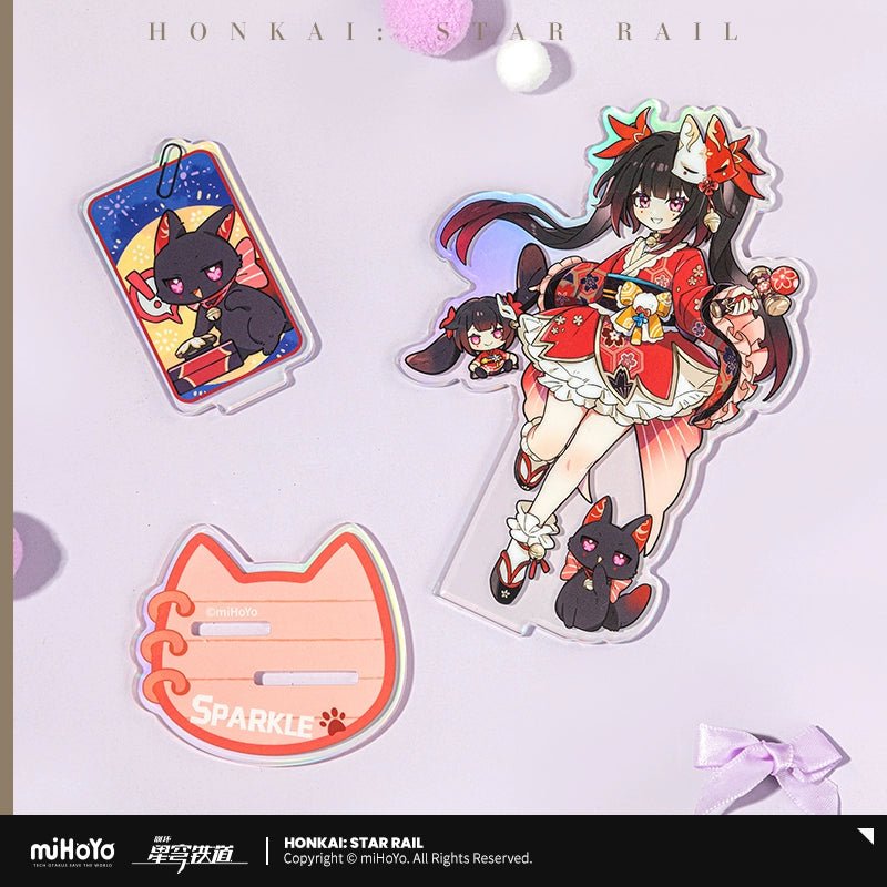[Honkai Star Rail] Acrylic Stand of Tiny Cat Series - Silver Wolf - Otaku Collectives