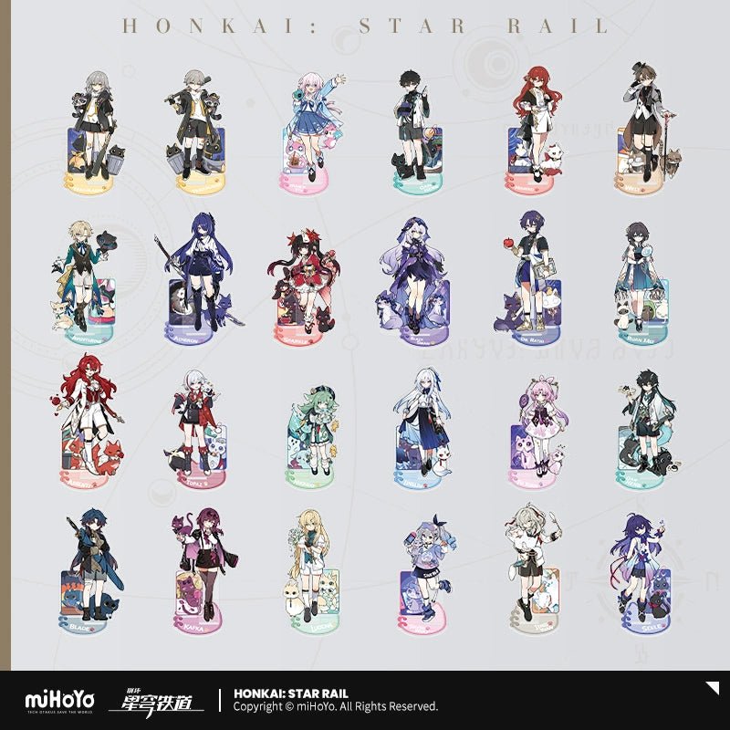 [Honkai Star Rail] Acrylic Stand of Tiny Cat Series - Silver Wolf - Otaku Collectives