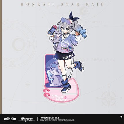 [Honkai Star Rail] Acrylic Stand of Tiny Cat Series - Silver Wolf - Otaku Collectives