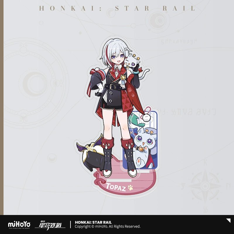[Honkai Star Rail] Acrylic Stand of Tiny Cat Series - Topaz - Otaku Collectives