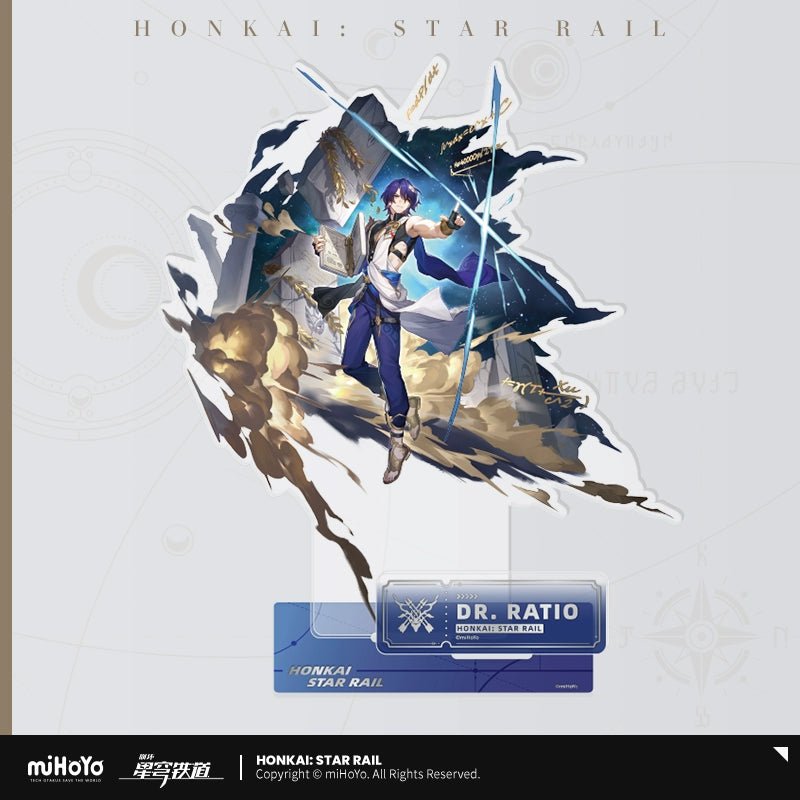 [Honkai Star Rail] Acrylic Stand with Illustration Series - Hunt Fate - Dr. Ratio - Otaku Collectives