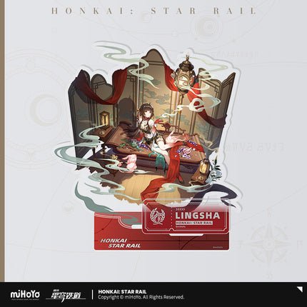 [Honkai Star Rail] Acrylic Stands of the Illustration Series - Rich Destiny - Lingsha - Otaku Collectives