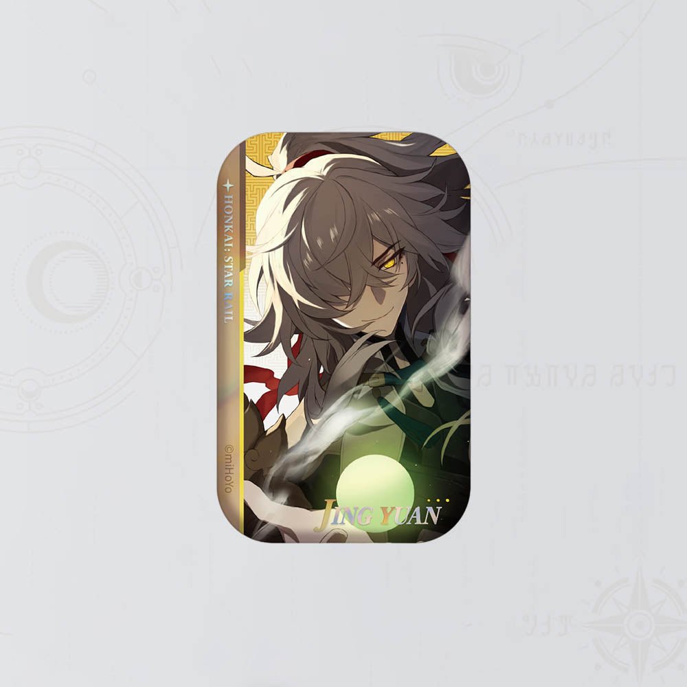 [Honkai Star Rail] Departure Festival Rectangle Can Badge - Jing Yuan - Otaku Collectives