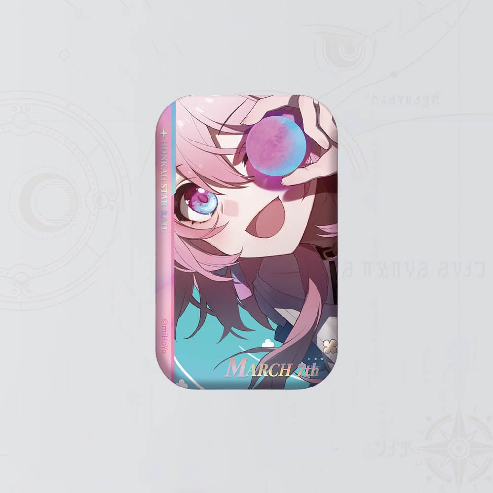 [Honkai Star Rail] Departure Festival Rectangle Can Badge - March 7th - Otaku Collectives