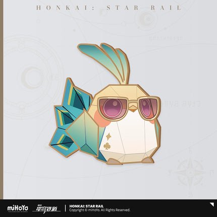 [Honkai Star Rail] Jimi's Reception Room Series Metal Badge - Gold dust bird - Otaku Collectives