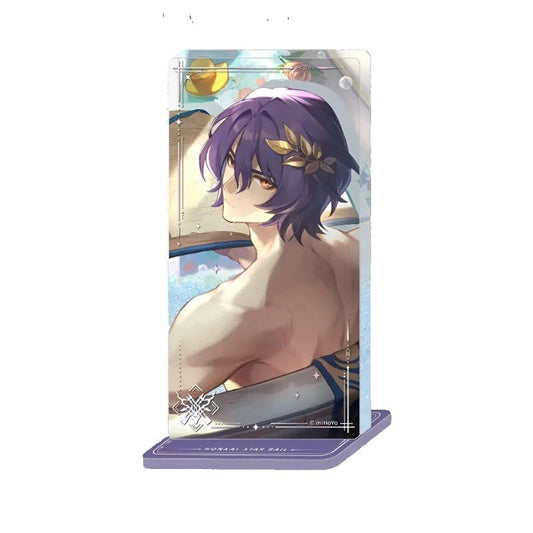 [Honkai Star Rail] Light Cone Glitter Acrylic Block - Dr. Ratio / Baptism of Pure Thought - Otaku Collectives