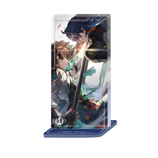 [Honkai Star Rail] Light Cone Glitter Acrylic Block - Nowhere to Run - Otaku Collectives