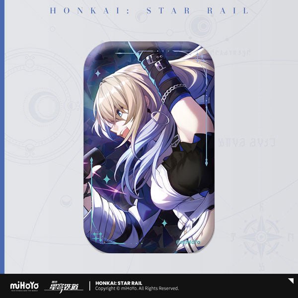 [Honkai Star Rail] Light Cone Series Rectangle Can Badge Make the World Clamor Serval - Otaku Collectives