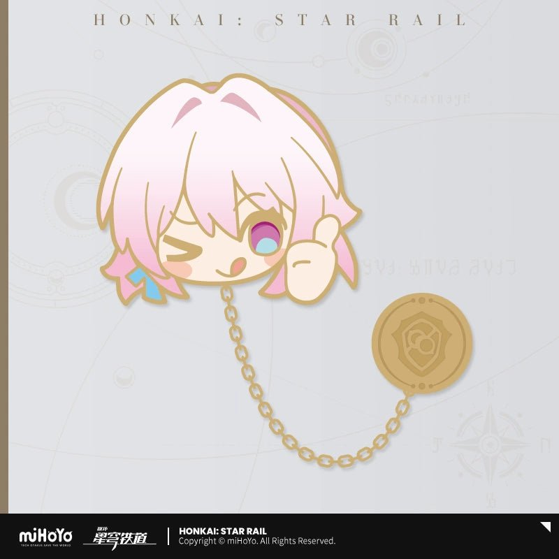 [Honkai Star Rail] Pam Exhibition Series Metal Badge - March 7th - Otaku Collectives