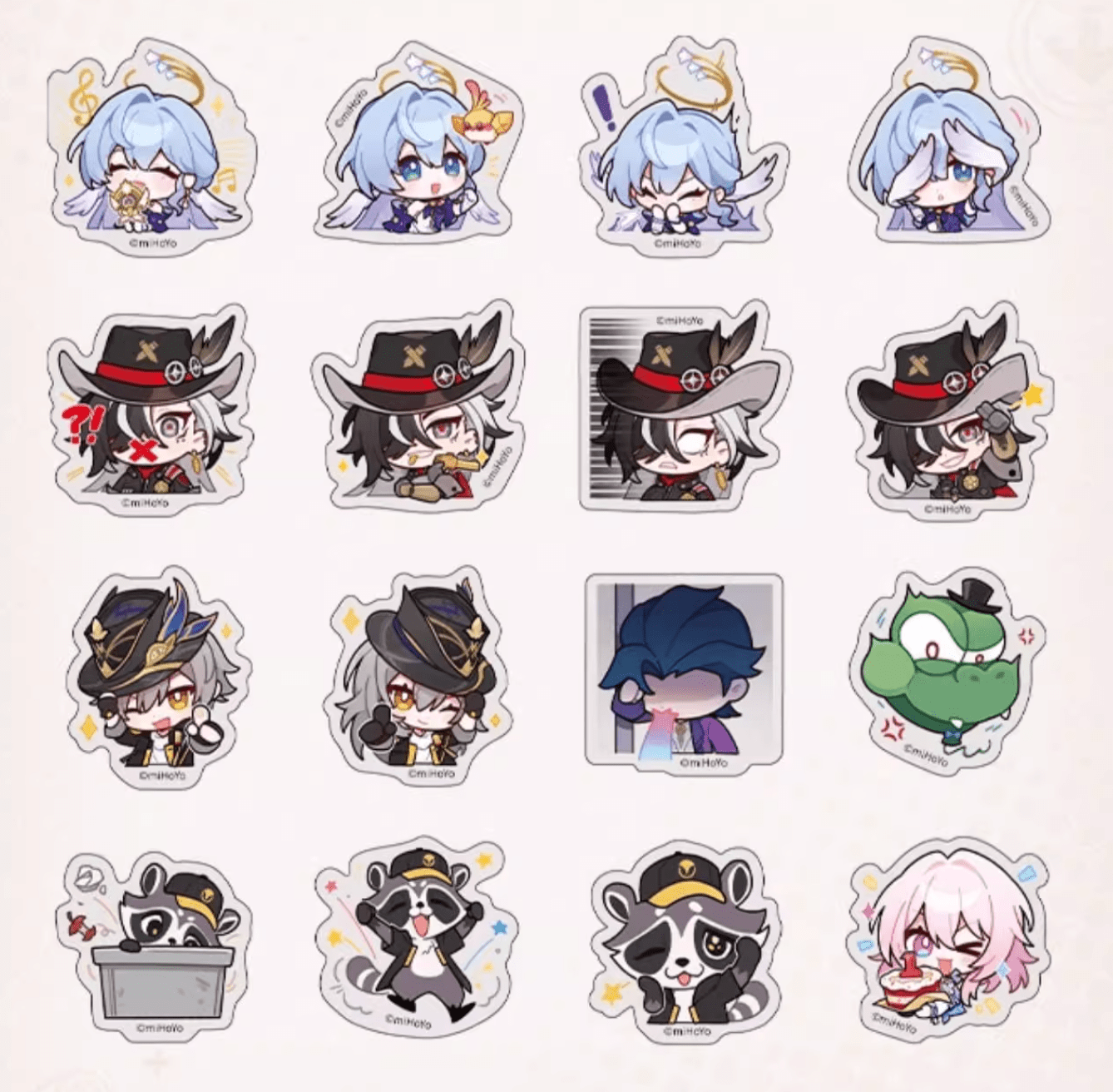 [Honkai Star Rail] Pam Exhibition Series Q - version Sticker Pack 4 - Otaku Collectives