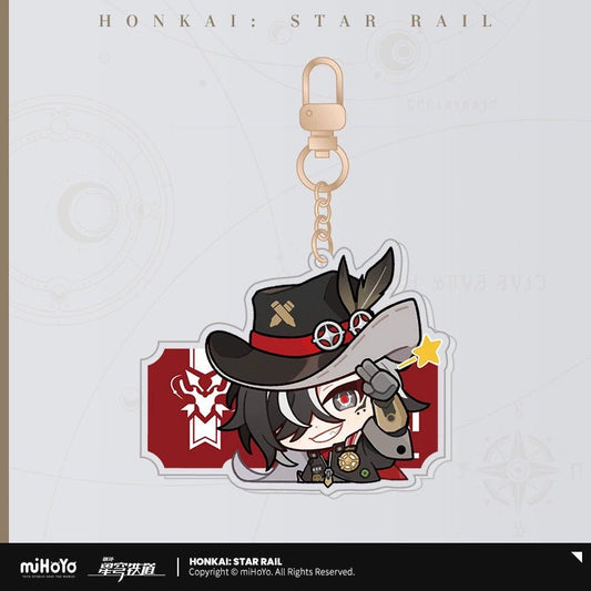 [Honkai Star Rail] Pom - Pom Pavilion Series Acrylic Keychain Chibi - Boothill - Otaku Collectives