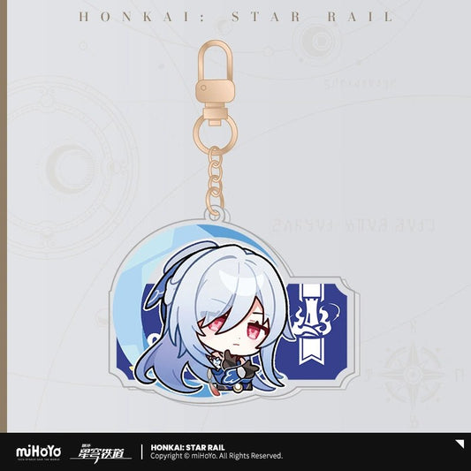 [Honkai Star Rail] Pom - Pom Pavilion Series Acrylic Keychain Chibi - Jingliu - Otaku Collectives
