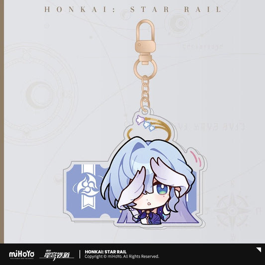 [Honkai Star Rail] Pom - Pom Pavilion Series Acrylic Keychain Chibi - Robin - Otaku Collectives