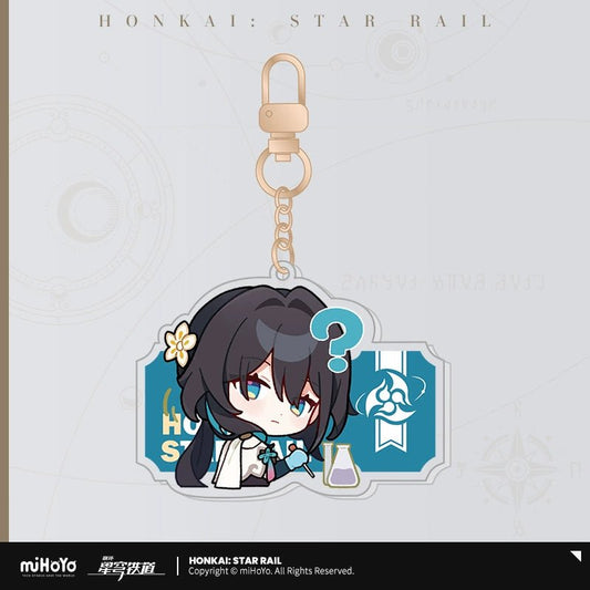 [Honkai Star Rail] Pom - Pom Pavilion Series Acrylic Keychain Chibi - Ruan Mei - Otaku Collectives