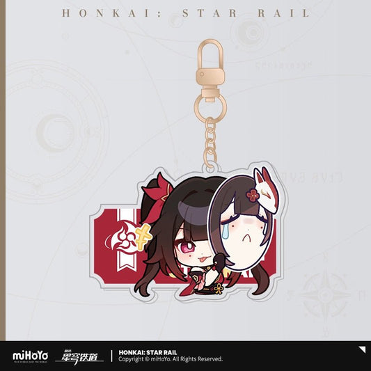 [Honkai Star Rail] Pom - Pom Pavilion Series Acrylic Keychain Chibi - Sparkle - Otaku Collectives