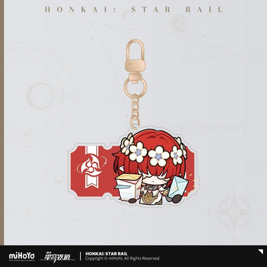 [Honkai Star Rail] Pom - Pom Pavilion Series Acrylic Keychain Chibi - Tribbie - Otaku Collectives