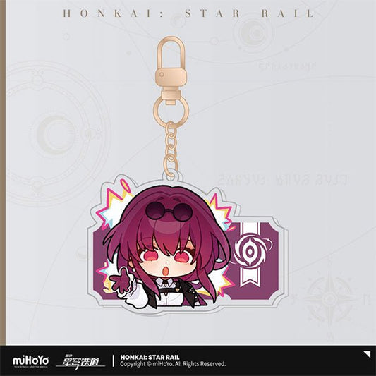 [Honkai Star Rail] Pom - Pom Pavillion Series Acrylic Keychain Chibi Kafka - Otaku Collectives