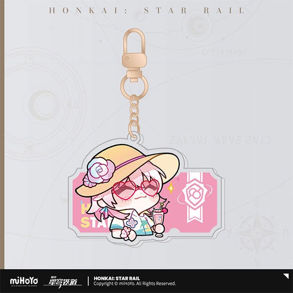 [Honkai Star Rail] Pom - Pom Pavillion Series Acrylic Keychain Chibi March 7th - Otaku Collectives