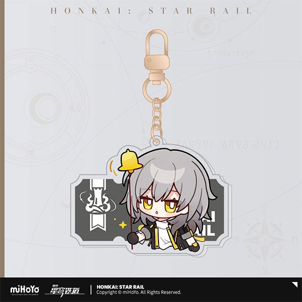 [Honkai Star Rail] Pom - Pom Pavillion Series Acrylic Keychain Chibi Trailblazer Female - Otaku Collectives