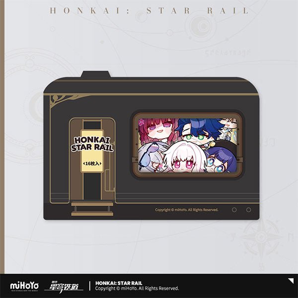 [Honkai Star Rail] Pom - Pom Pavillion Series Chibi Sticker Set Galactic Roaming Test - Otaku Collectives