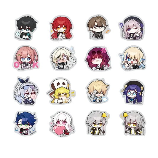 [Honkai Star Rail] Pom - Pom Pavillion Series Chibi Sticker Set Galactic Roaming Test - Otaku Collectives