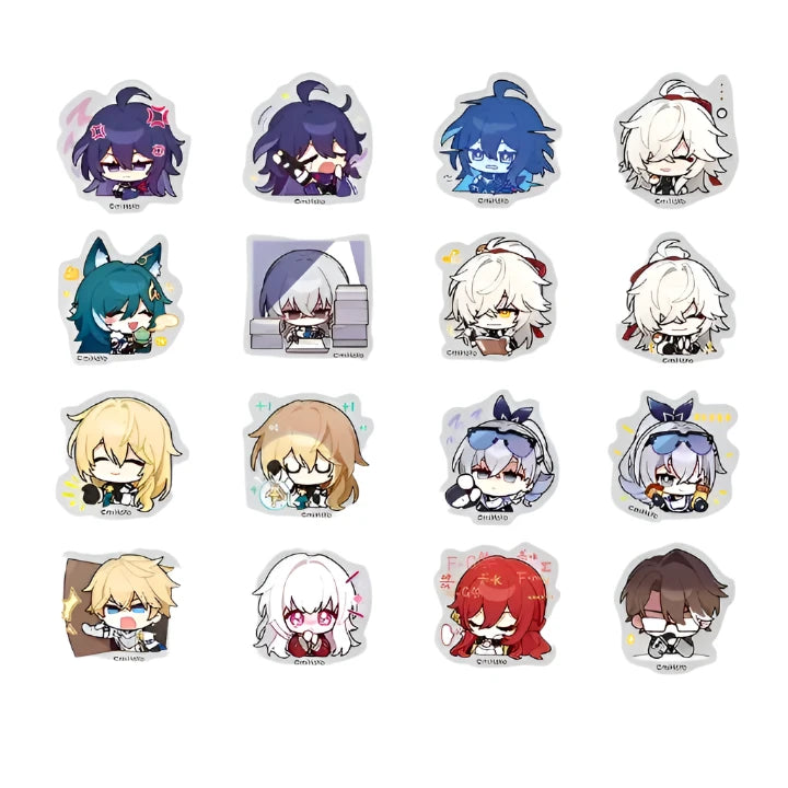 [Honkai Star Rail] Pom - Pom Pavillion Series Chibi Sticker Set Ver1.1 "Galactic Roaming" - Otaku Collectives