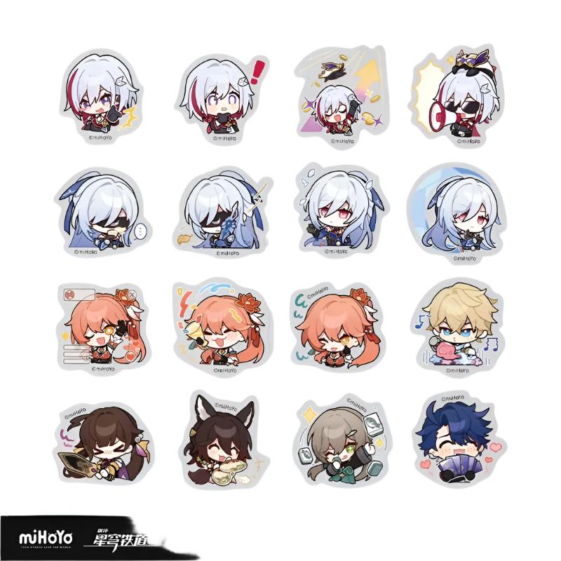 [Honkai Star Rail] Pom - Pom Pavillion Series Chibi Sticker Set Winter Dream Awakening - Otaku Collectives