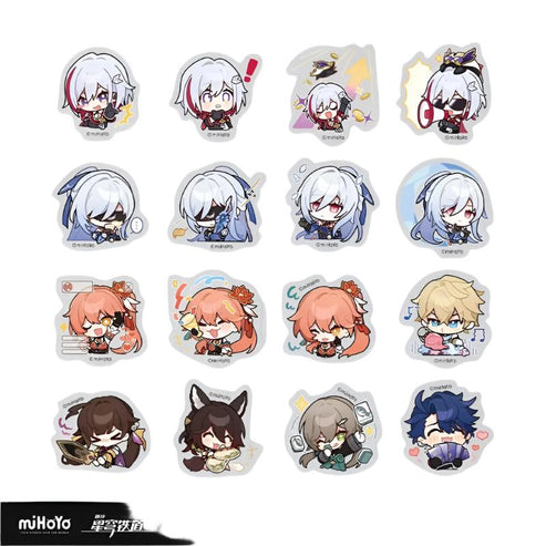 [Honkai Star Rail] Pom-Pom Pavillion Series Chibi Sticker Set Winter D ...